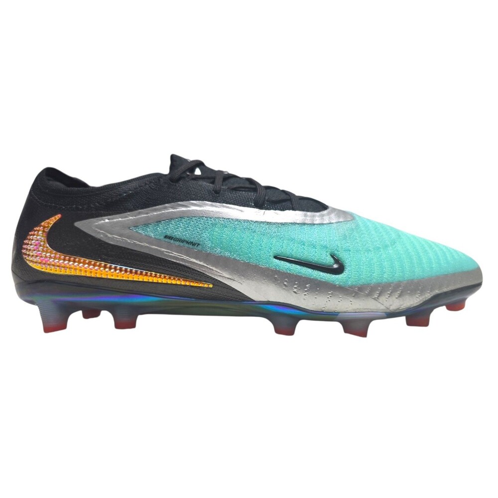 New Nike Phantom 6 Low Elite AG Chrome Black Size 11.5 (IH3862-001)